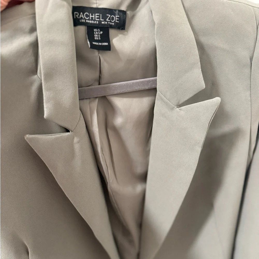 Rachel Zoe Women's Blazer in Olive Green - Picture 4 of 5